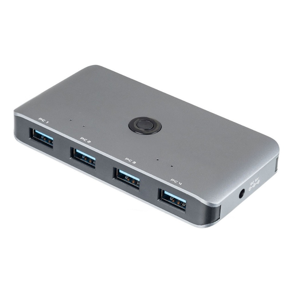 Chaveador Switch Matrix Kvm 4x4 Usb 3.0