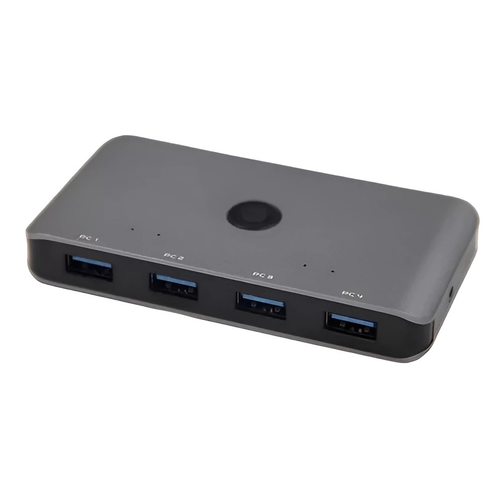 Chaveador Switch Matrix Kvm 4x4 Usb 3.0 Mouse Teclado