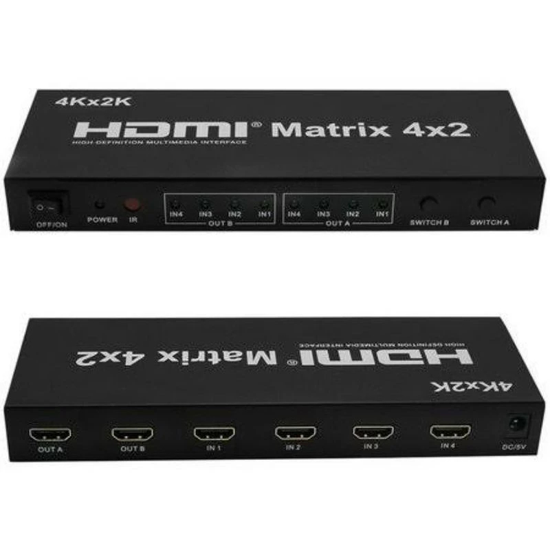 Switch matrix HDMI 4x2 2.0 4k