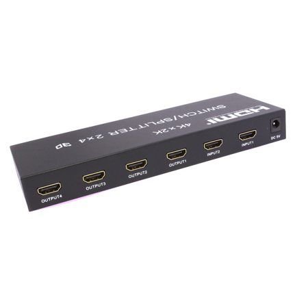 Switch/splitter Matrix 2x4 Hdmi 2.0 3d Full Hd