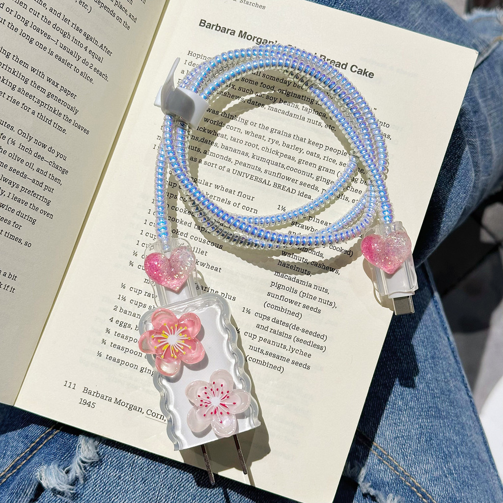 Capa protetora para cabo de dados Huawei pura90 adequada para Huawei pura90pro Rock Sugar 66w Capa protetora para carreg