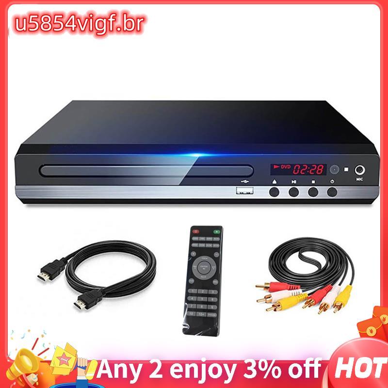 Leitor De DVD 1080P HD Home Player Box Para TV Todas As Regiões Grátis CD-Disk AV-Output EVD-Plugue Ue Fácil De Usar