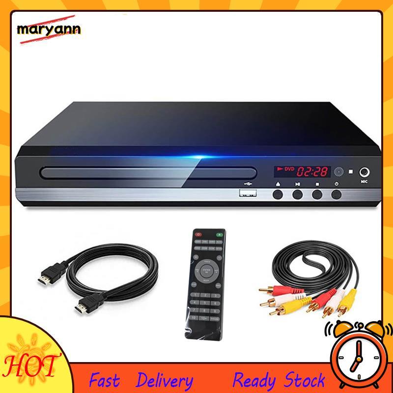 Leitor De DVD 1080P HD Home Player Box Para TV Todas As Regiões Grátis CD-Disk AV-Output EVD-Plugue Ue
