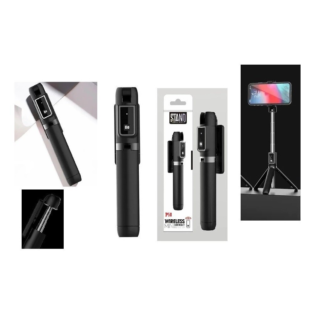 Bastão Pau Selfie Stick Tripé ,STAND (ORIGINAL) 4Bluetooth com controle / Disparo Fotos