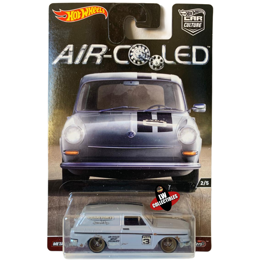Hot Wheels Custom '69 Volkswagen Squareback Air-Cooled 2017 Made In Thailand Novo Lacrado Escala 1/64