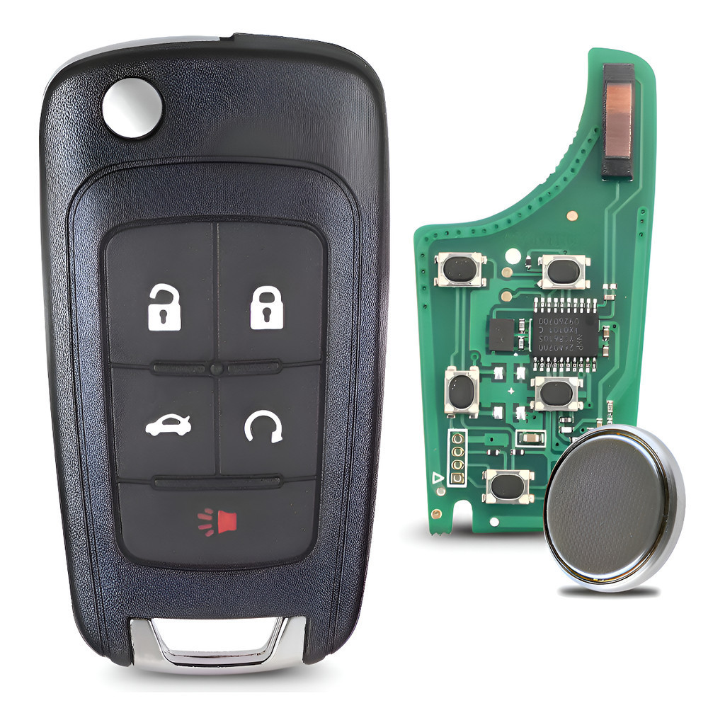 Chave Canivete Completa Chevrolet 5 Botões 315mhz Chip Id46 2010-2017