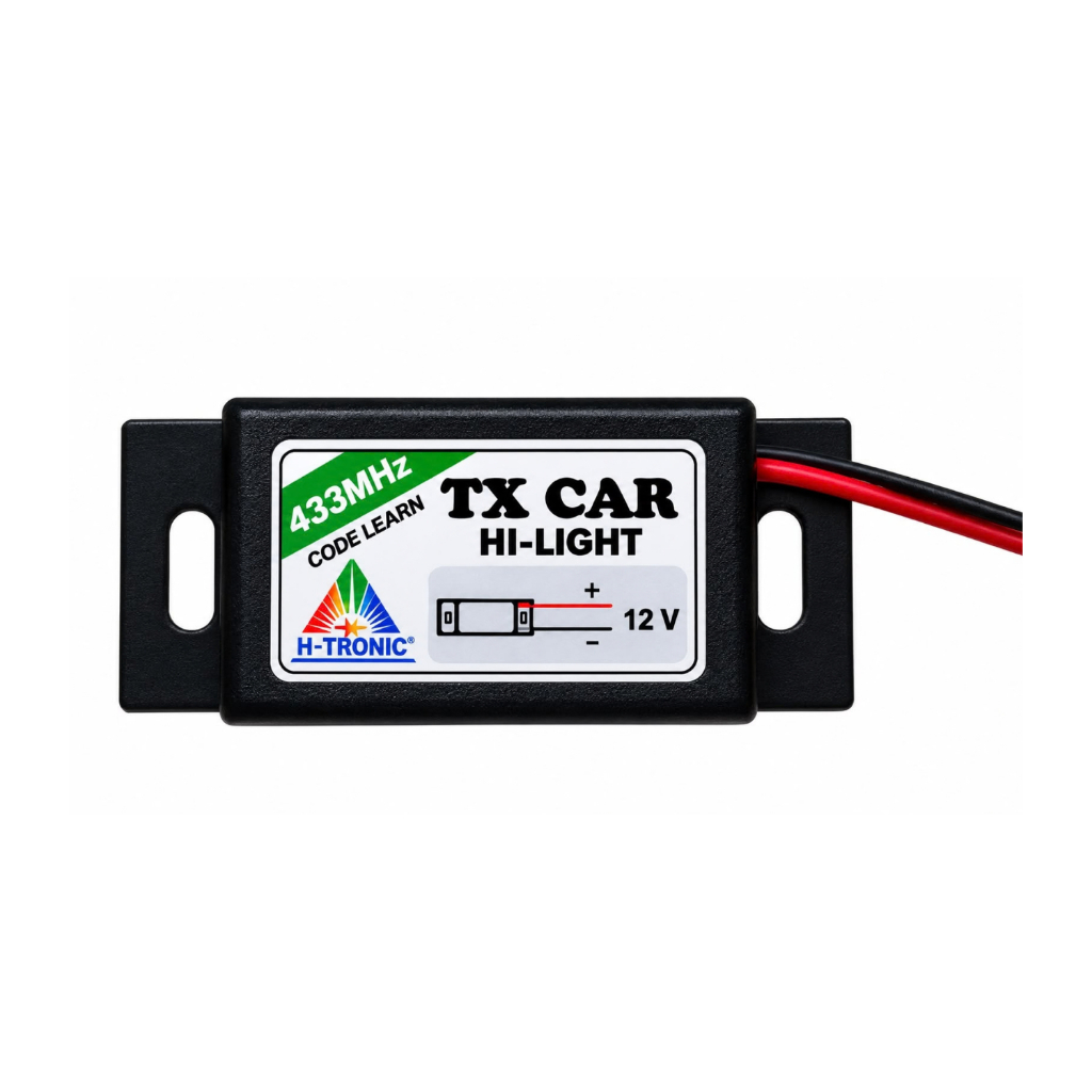 Controle de Portão Eletrônico Farol Tx Car Garen, Rcg e Outro 433mhz  à Prova D'água - H-tronic
