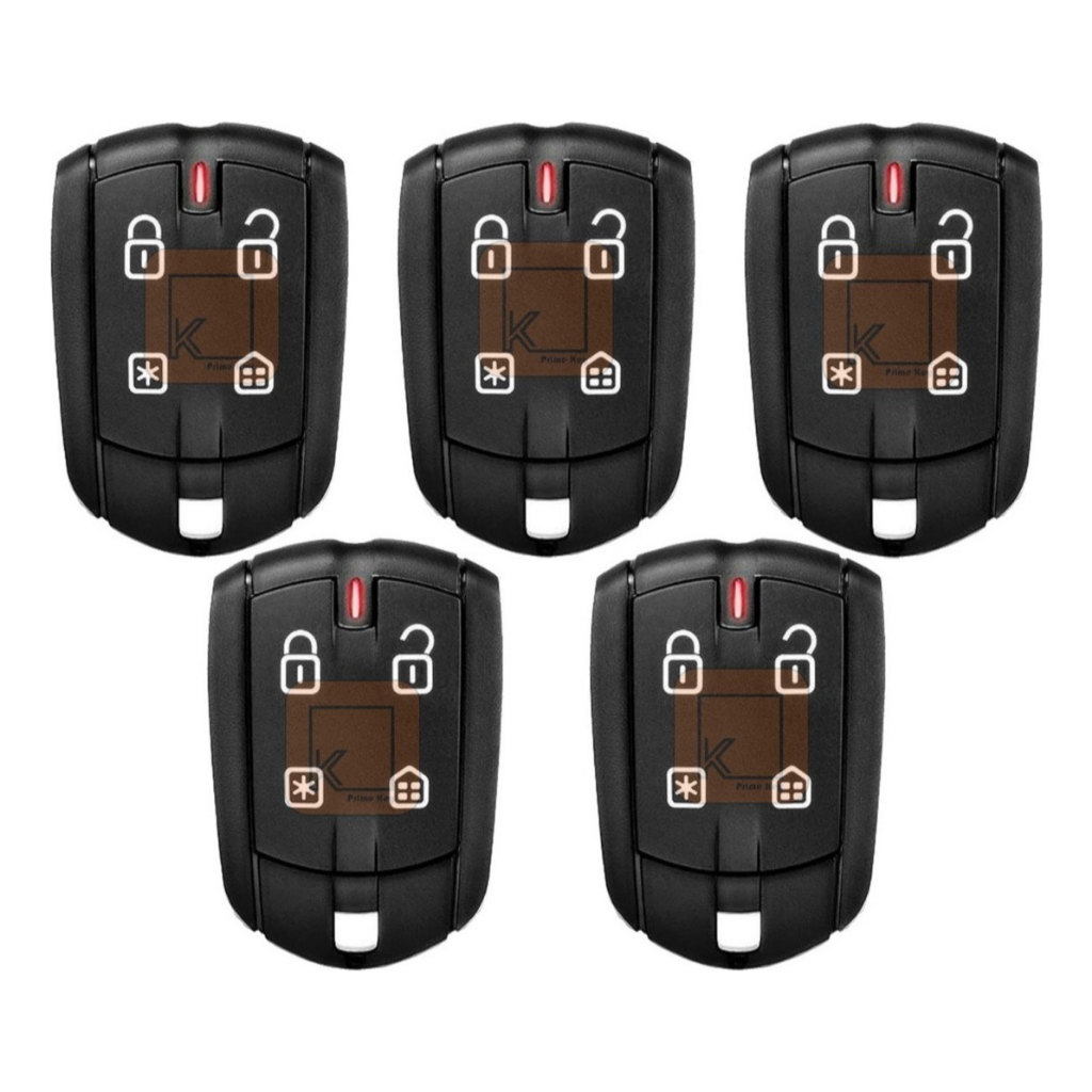 Kit 5 Controle Positron PXN52 FX Flex 433MHz Completo