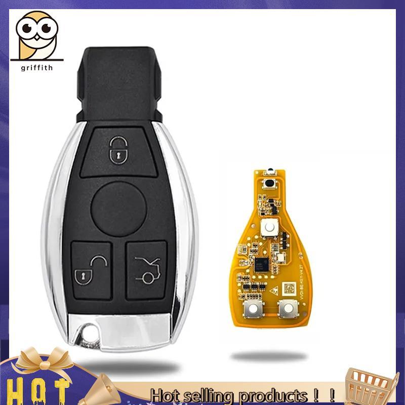 Chave Remota De Carro De 3 Botões Xhorse VVDI BE Key Pro Para Chip De V4.2 PCB Versão Melhorada 315/433 Mhz Placa Amarel
