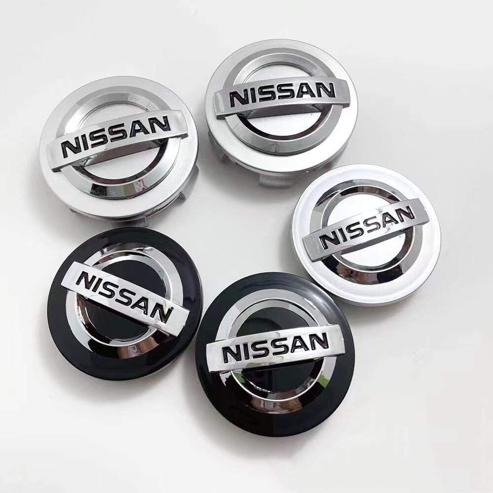 4 Unidades * 54 Mm/60 Nissan Calotas Tampas Centrais Da Roda Para Altima Navara Leaf X-Trail Serena D22 March Livina Sun