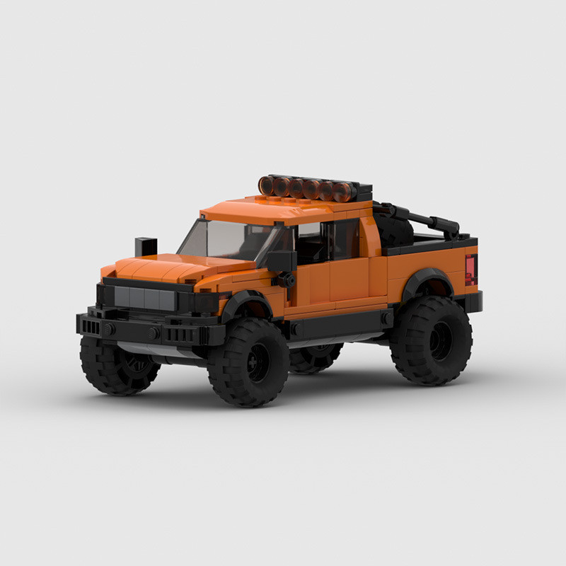 MOC Fierce Bird F150 Conjunto de Blocos de Montar Compatíveis Modelo de Carro Ornamento Presente