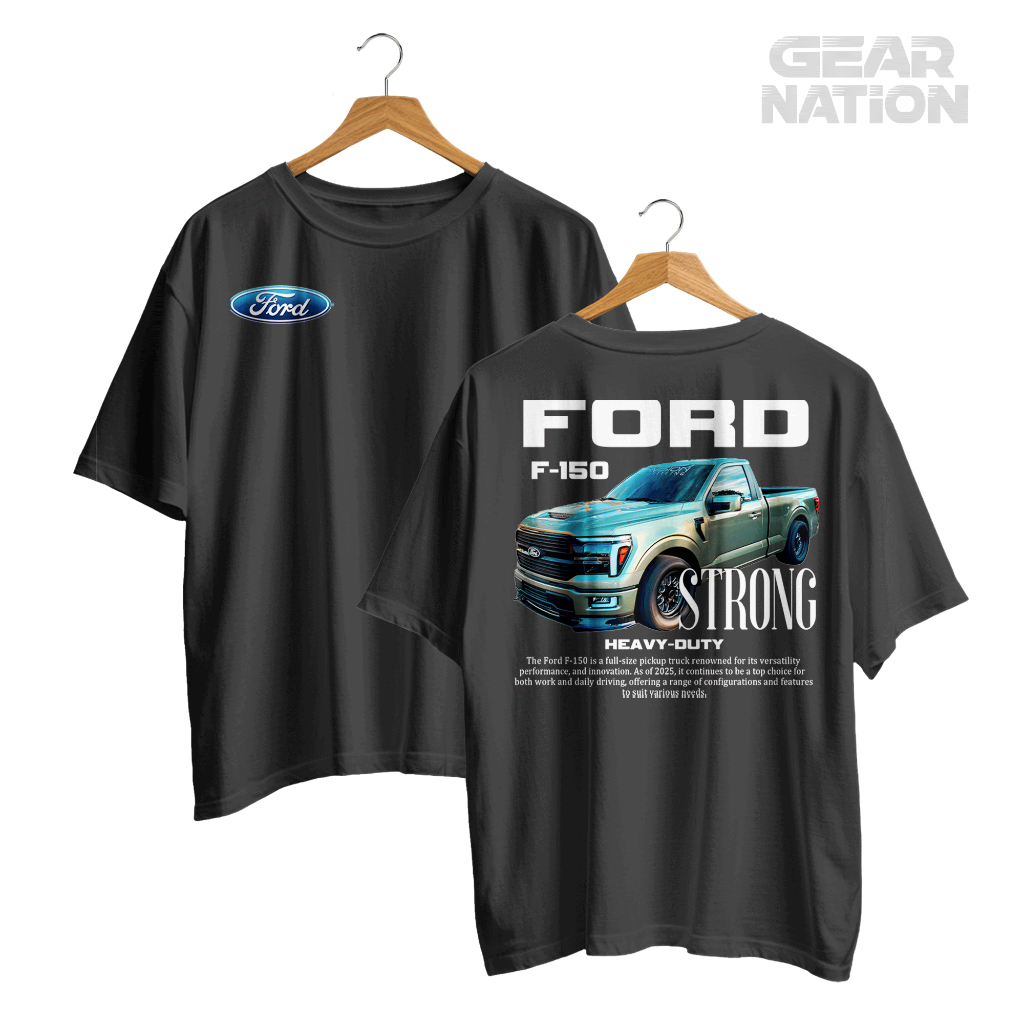 Camiseta F150 Heavy Duty 100% Algodão Oversized, Streetwear Unissex Off-Road Edição Exclusiva,