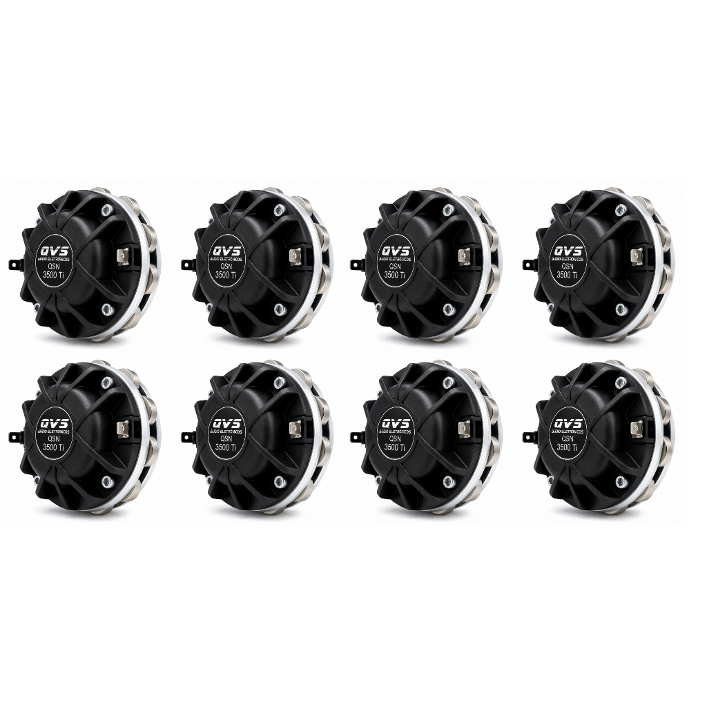 8 Driver Titanio Qvs 3500ti 80w Rms Neodimio Neodimyum Neodimium Som Automotivo Som Profissional Line Array
