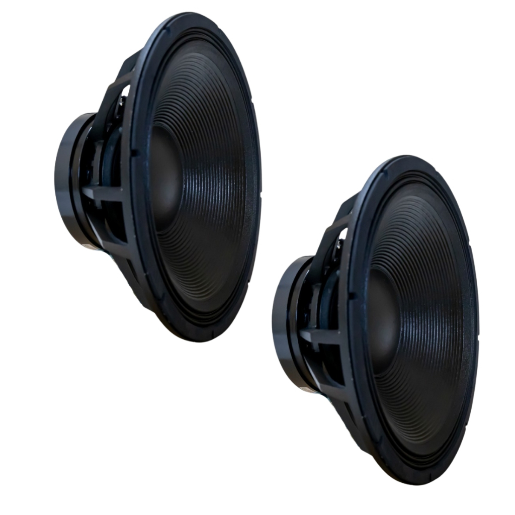 2 Alto Falante Qvs 18 Polegadas 2000rms Subwoofer 8 Ohms Som Automotivo Paredao BOB Som Profissional Line Array