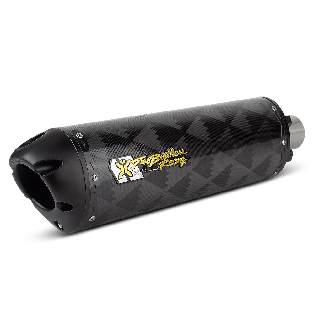 kit De Tubo De Escape Universal Para Motocicleta , Houndstooth TBR Racing Dois Irmãos Cônicos 51mm