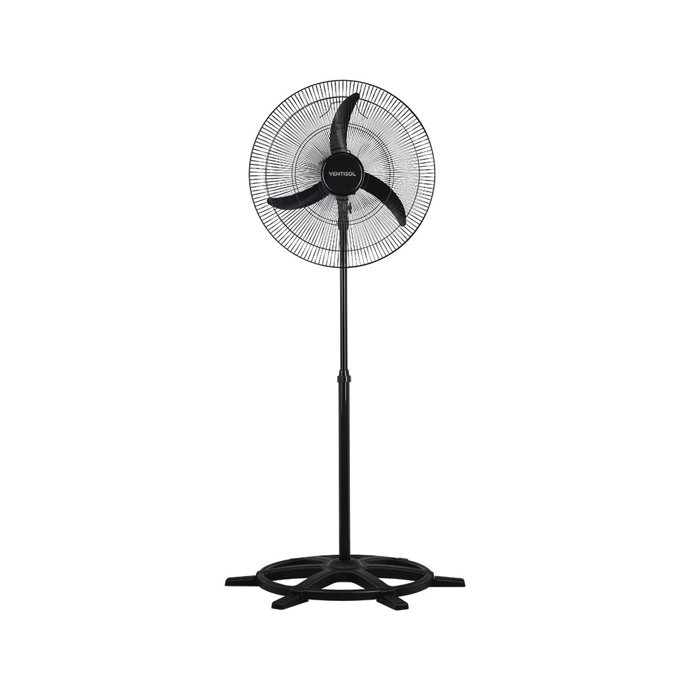 Ventilador Coluna Preto Grande 60cm 127v 140w Ventisol Verão
