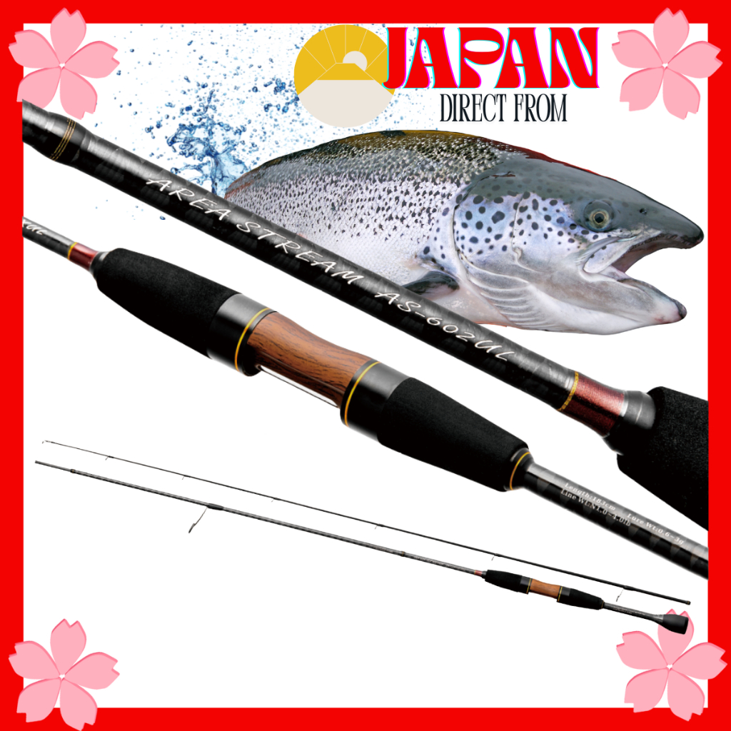 【Direct from Japan】 SLASH AREA STREAM AS-602XUL AS-602UL Area Trout Fishing Rod High Sensitivity