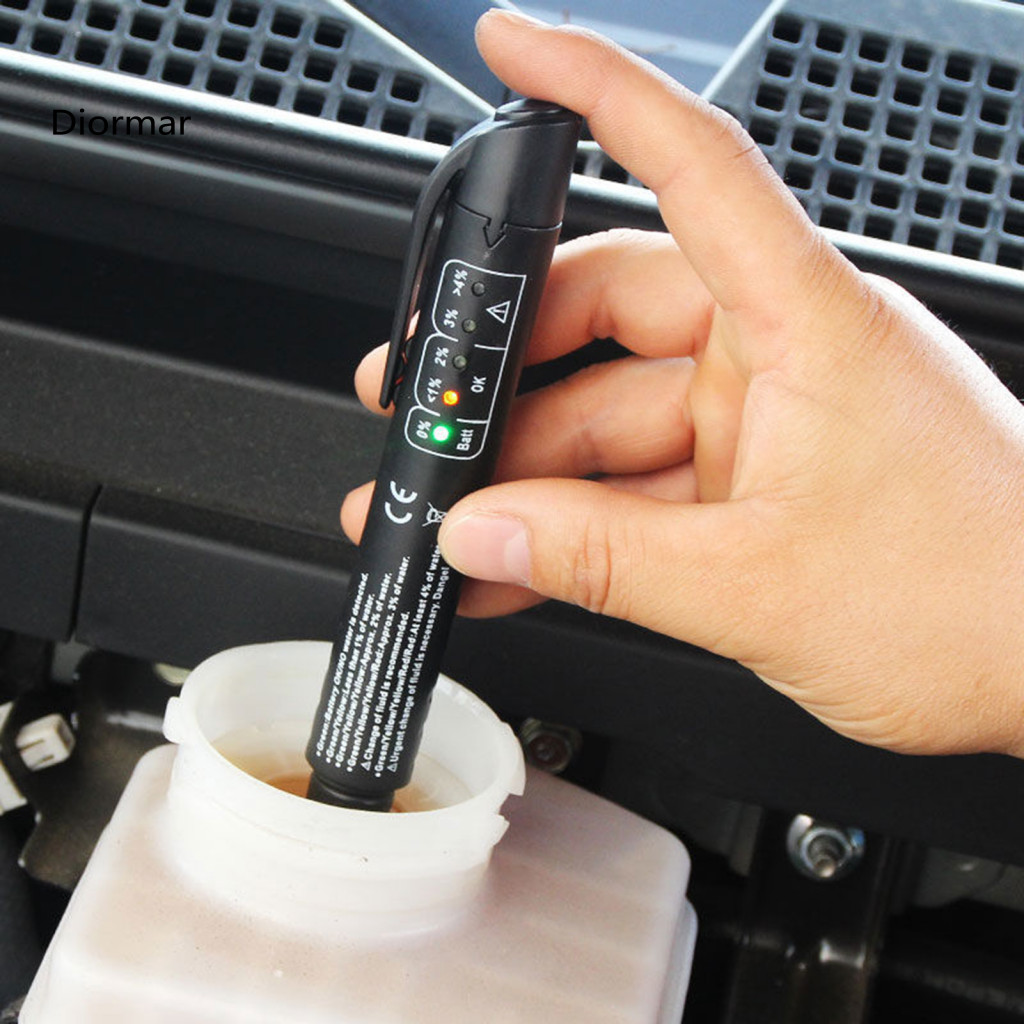 System Maintenance Tool High-sensitivity Brake Fluid Tester with Digital Display – One-touch Moisture Detection for Ac