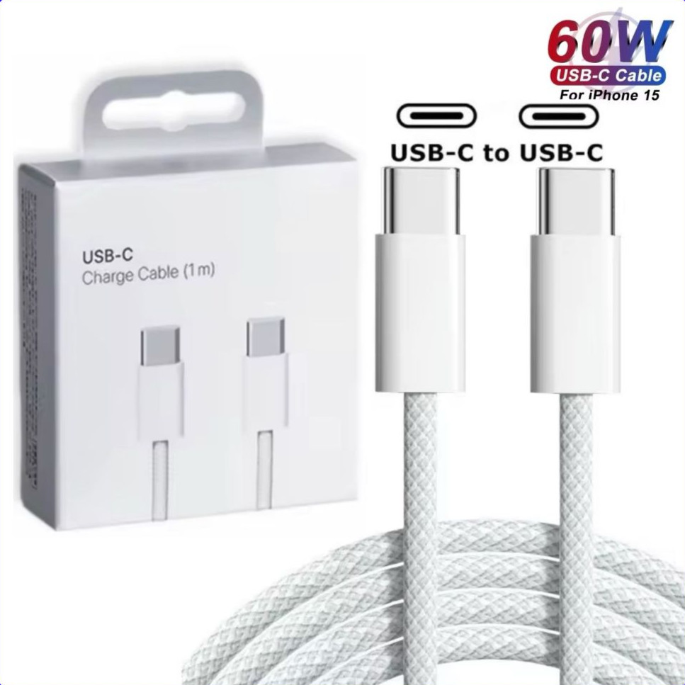 Cabo De IPhone 60W PD USB C Cabo Tipo C Original Para IPhone 15 16