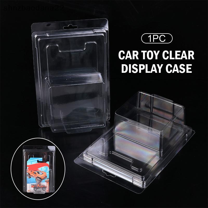 [Shnzd] Estojo Transparente Para Brinquedo De Carro MINI GT Protetor Shell Boulevard Team Transport Model Card Board Cap
