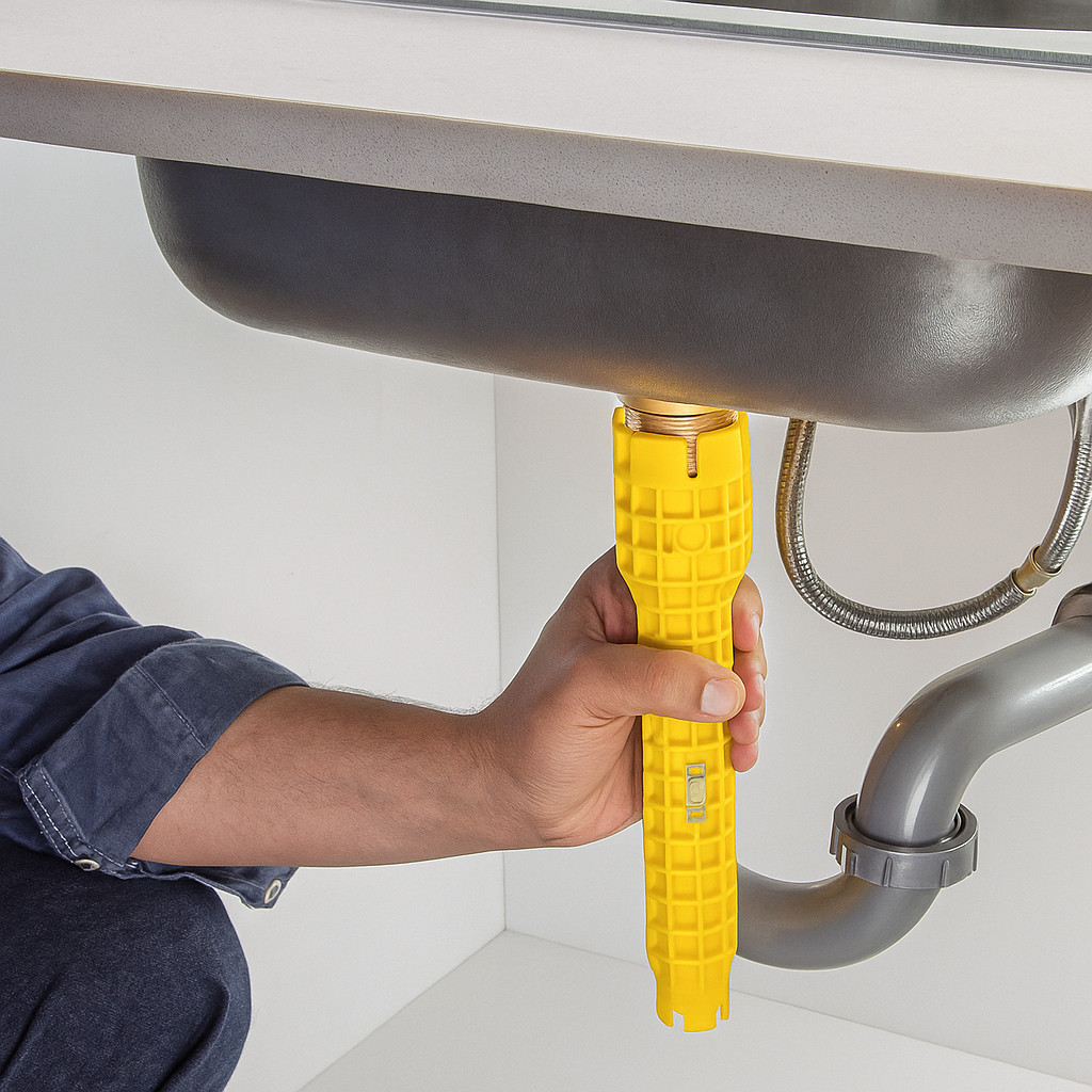 Chave Hidráulica Torneira 5 Peças Ferramenta Encanamento Reparos Achadinhos