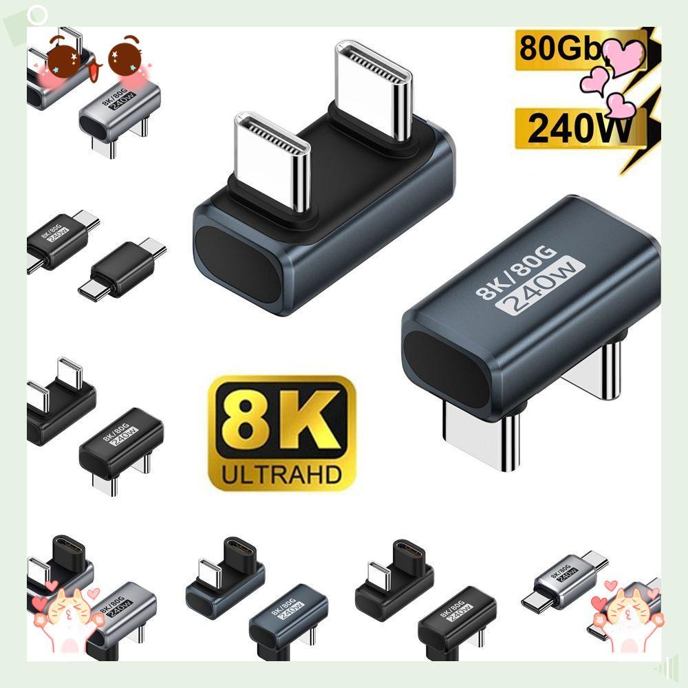 Extensor USB4.0 , Conversor PD 240W 80Gbps USB-C , Adaptador Tipo De Transmissão De Dados De Liga De Alumínio 8K 60HZ