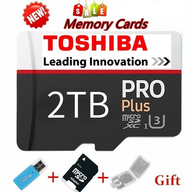 Novo original 10 Categoria De Alta Velocidade USB 512GB 1TB 2TB Unidade Micro SD SDHC Cartão 10 UHS-1 TF De