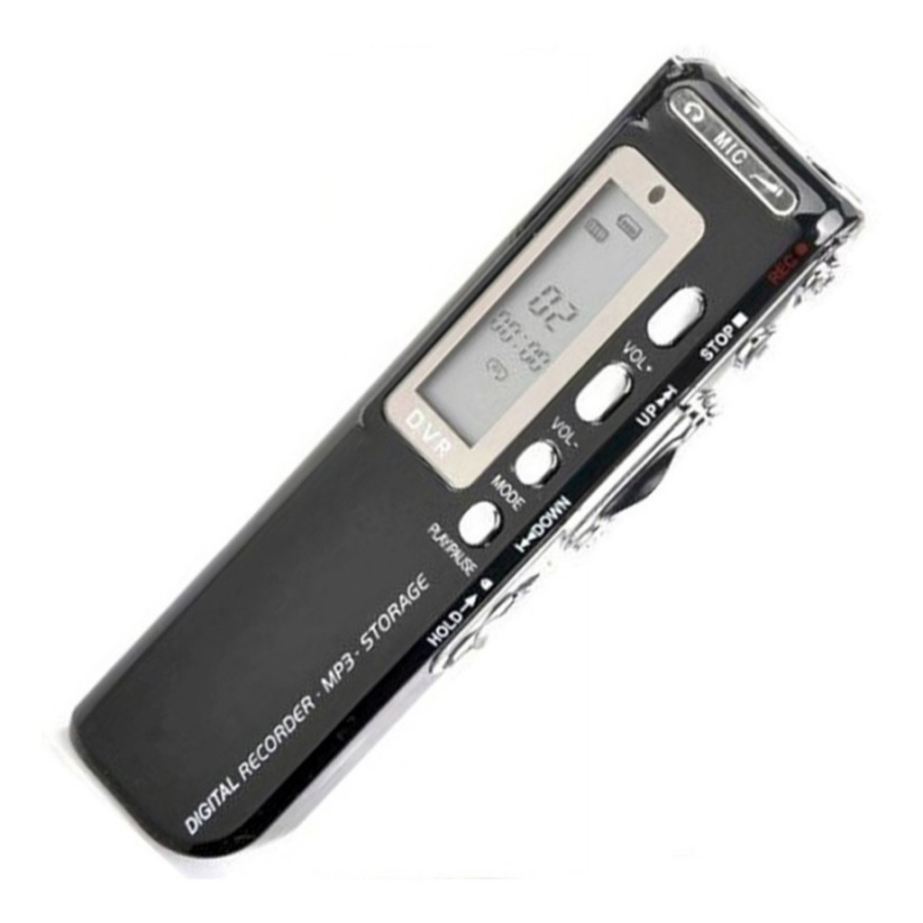 Gravador De Voz Digital Usb 8gb Mp3 Pendrive Micro Fone