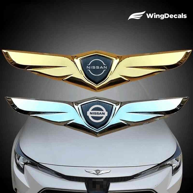 Acessórios de Emblemas para Carros Nissan GTR Sport Tiida Navara Qashqai Versa Sentra Pathfinder Altima Kicks Sunny X 1F