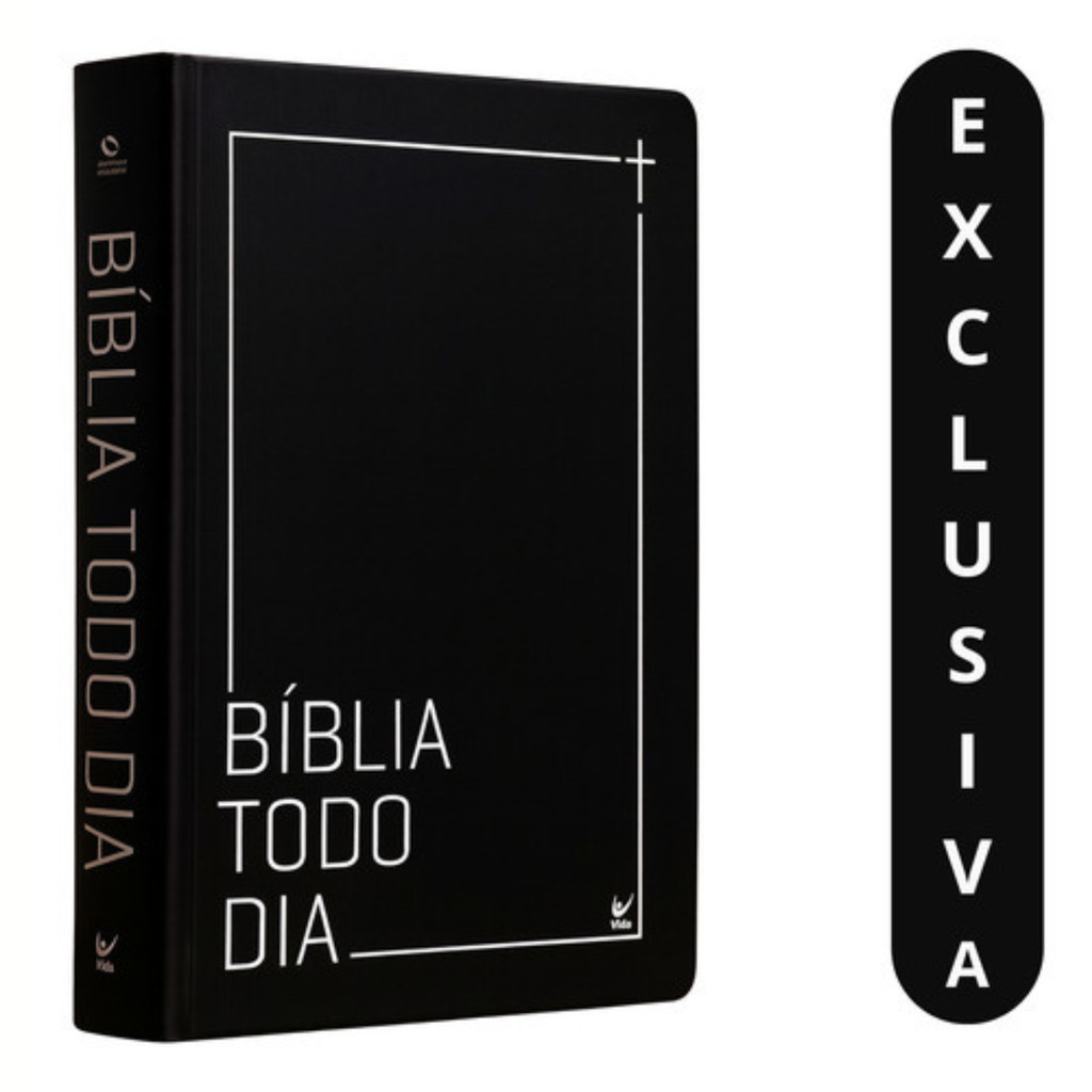Bíblia Todo Dia | Naa | Capa Dura Black Sofisticada | Edição Exclusiva Com Espaço Para Anotações | Ideal Para Estudo E D
