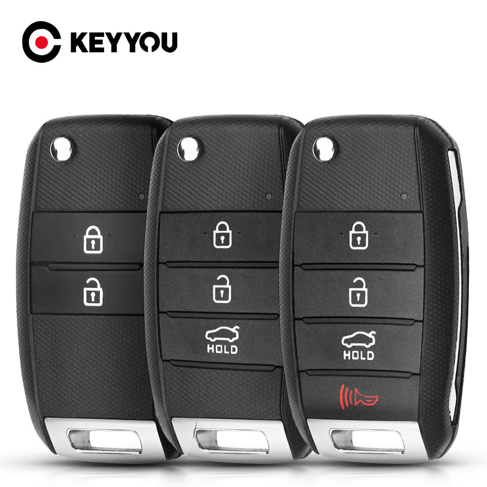 Chave De Carro Remota Para Kia Carens Ceed Rio Sportage Optima Sorento Cerato Soul Forte Seltos 2/3/4Buttons