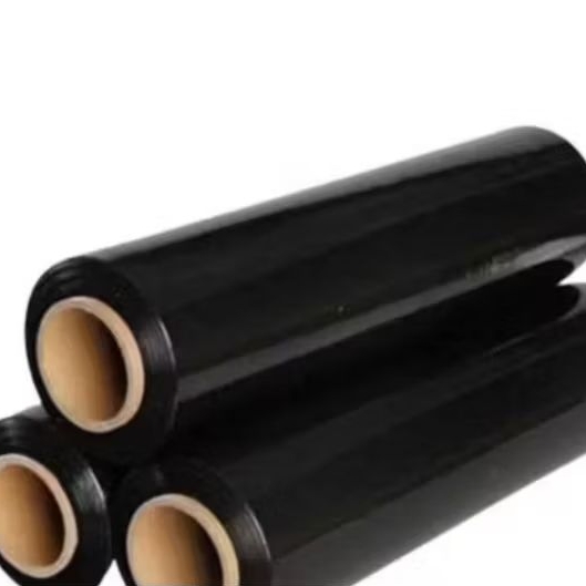 Kit 3 Bobina Filme Stretch Preto Tubete 500x30mic C/ 200m 3kg