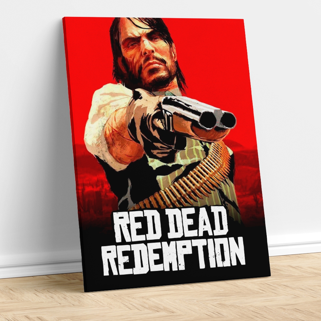 Placa Decorativa MDF Grande Read Dead Redemption 2 Jogo RD2 Quadro Decoração Parede