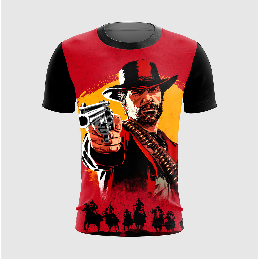 Camiseta Camisa Personalizada Jogo Read Dead Redemption HTPX