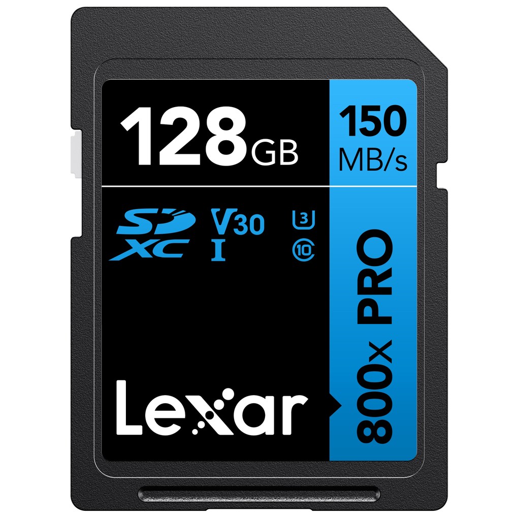 Cartão de Memória Lexar High-Performance 800x PRO SDHC/SDXC UHS-I Cards BLUE Series 128GB