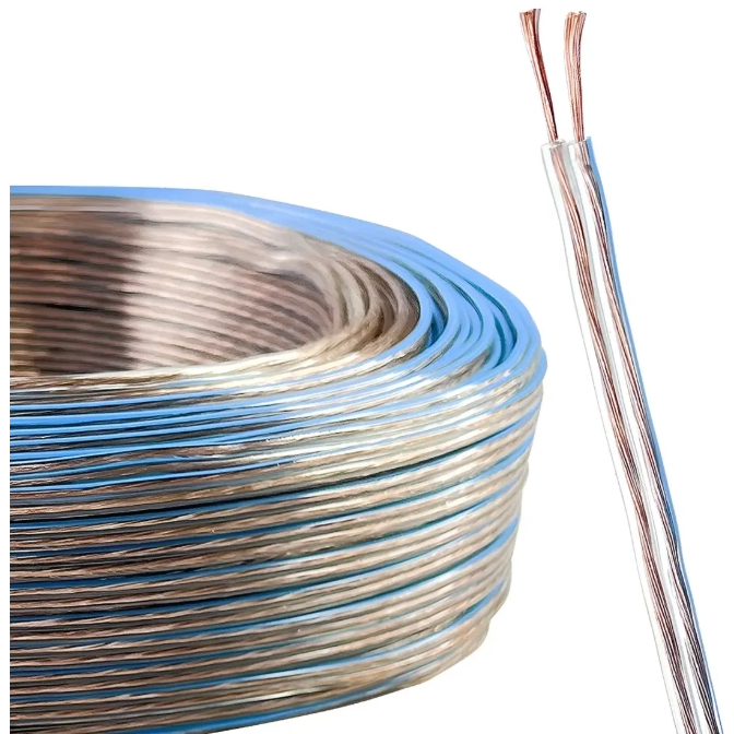Fio Paralelo 2x0,75mm Cable Power Alto Falante para som automotivo