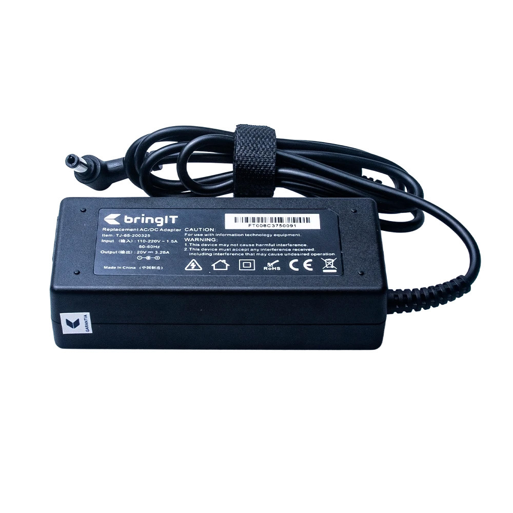 Fonte Carregador para Notebook Lenovo Ideapad Z400 20V 3.25A 65W