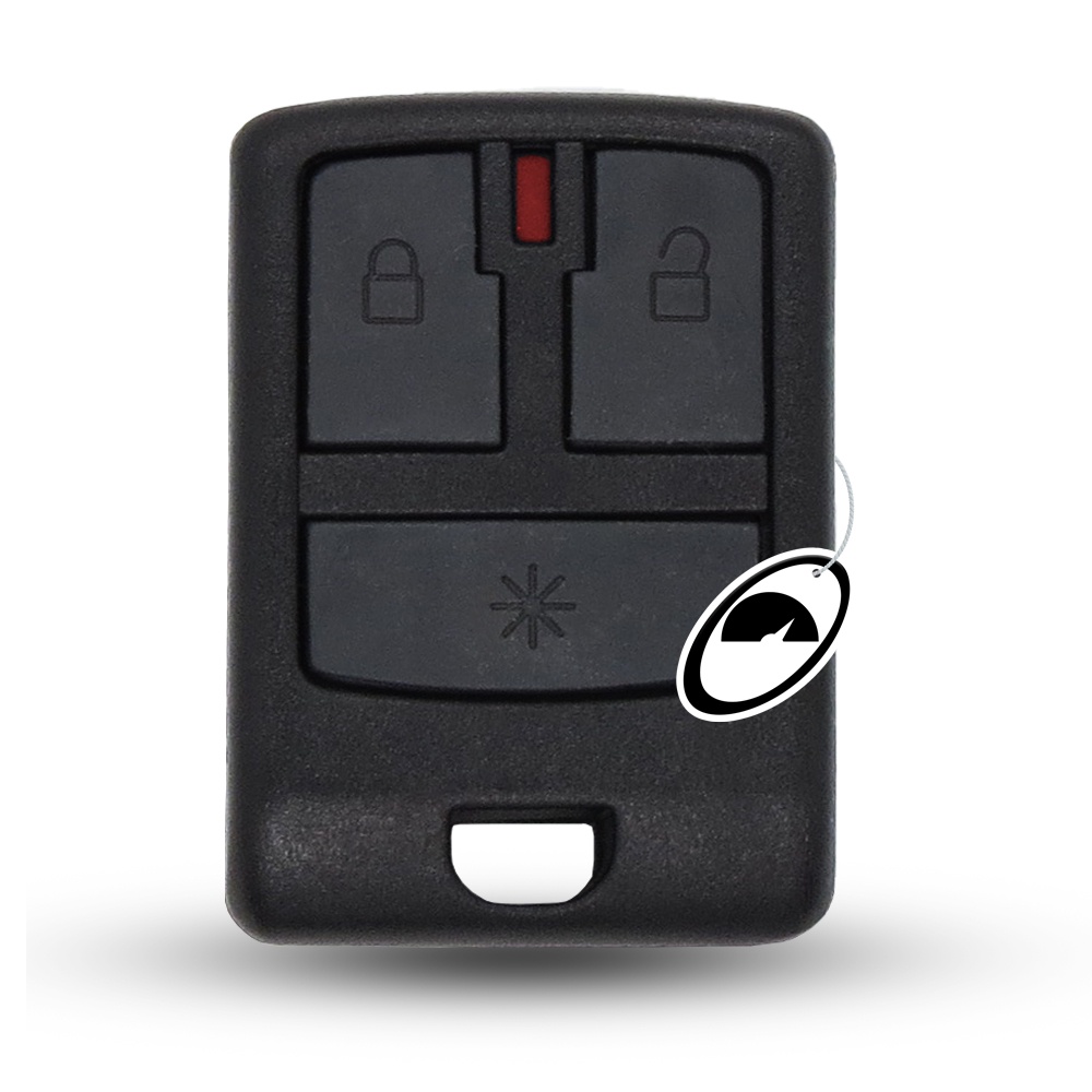 Controle 3 Botões Alarme Blocktron LED Vermelho