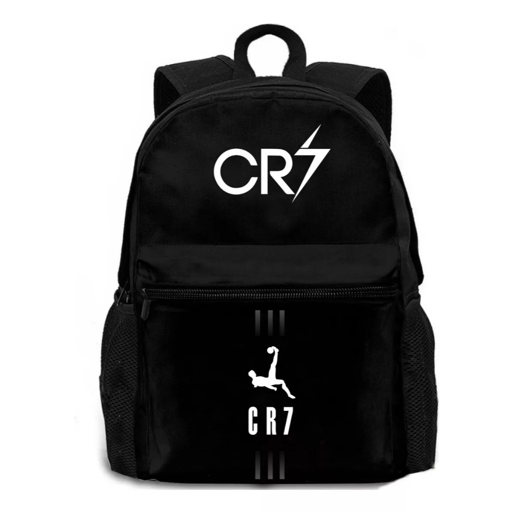 Mochila Cr7 Cristiano Ronaldo Escolar Com Compartimento Tablet Notebook Unissex M29