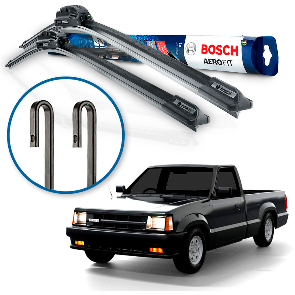 Par Palheta Limpador Parabrisa Bosch Mazda Pick-Up B 2200 1990 1991 1992 1993 1994 1995
