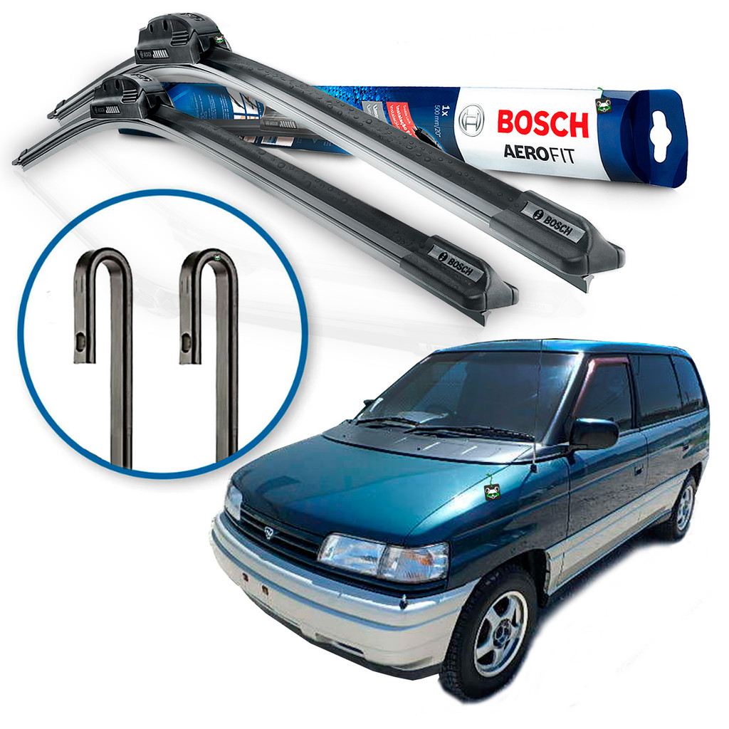Par Palheta Limpador Parabrisa Bosch Mazda MPV 1994 1995 1996 1997 1998 1999
