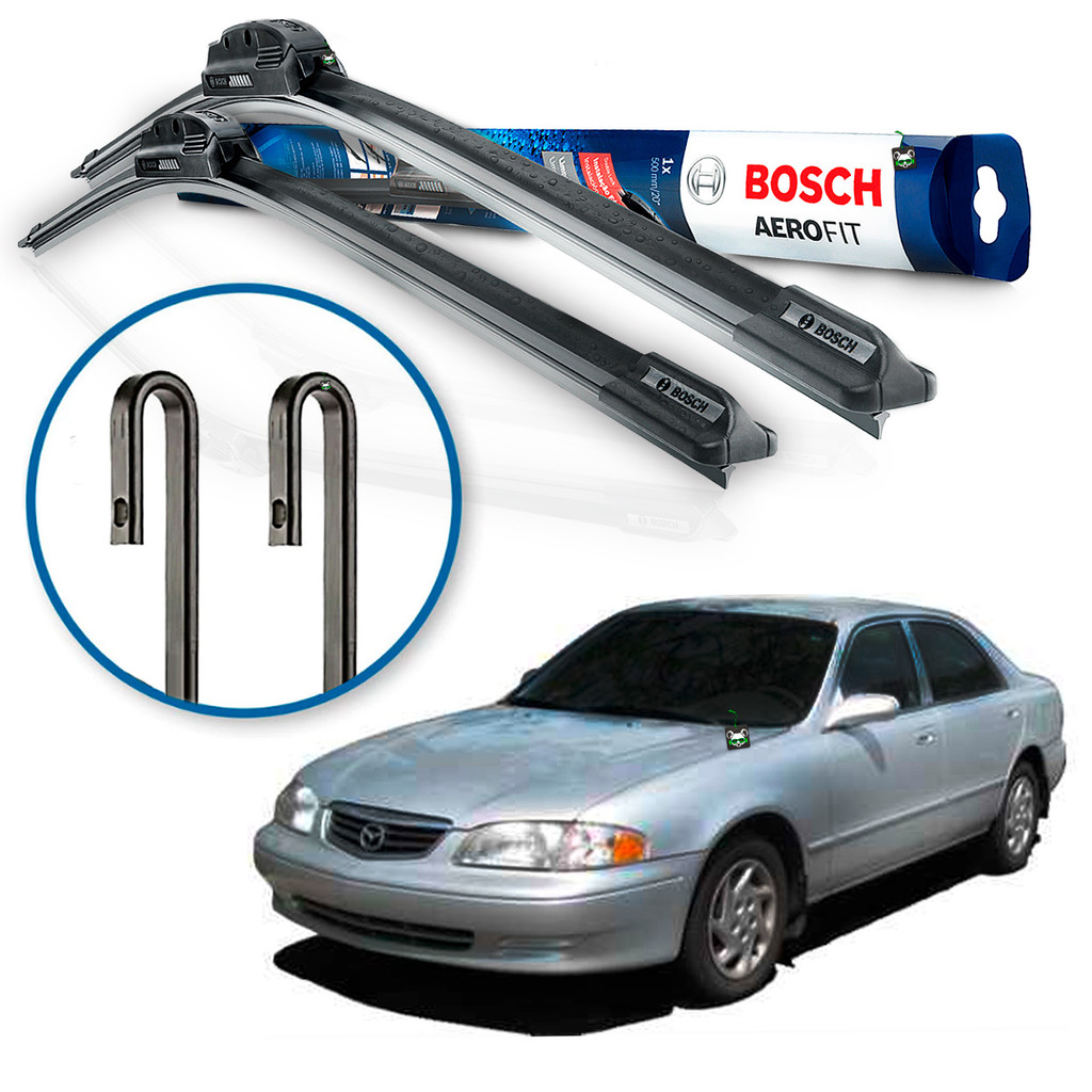 Par Palheta Limpador Para-brisa Bosch Mazda 626 1994 1995 1996 1997