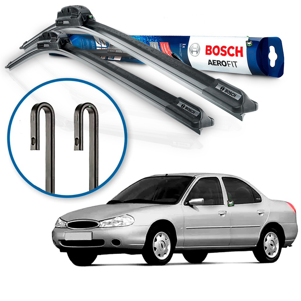 Par Palheta Limpador Para-brisa Bosch Mazda Mondeo 1993 1994 1995 1996 1997 1998 1999 2000