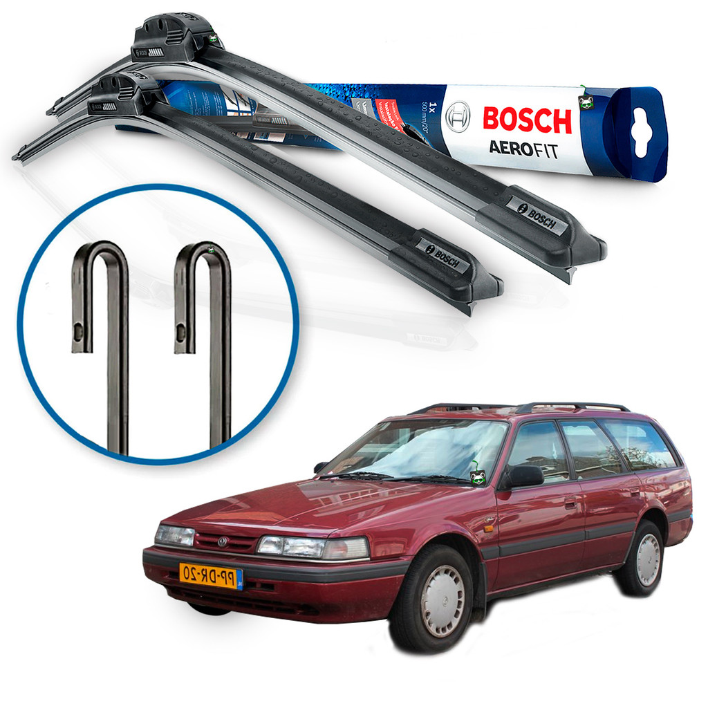 Par Palheta Limpador Parabrisa Bosch Mazda 626 Wagon 1994 1995 1996 1997