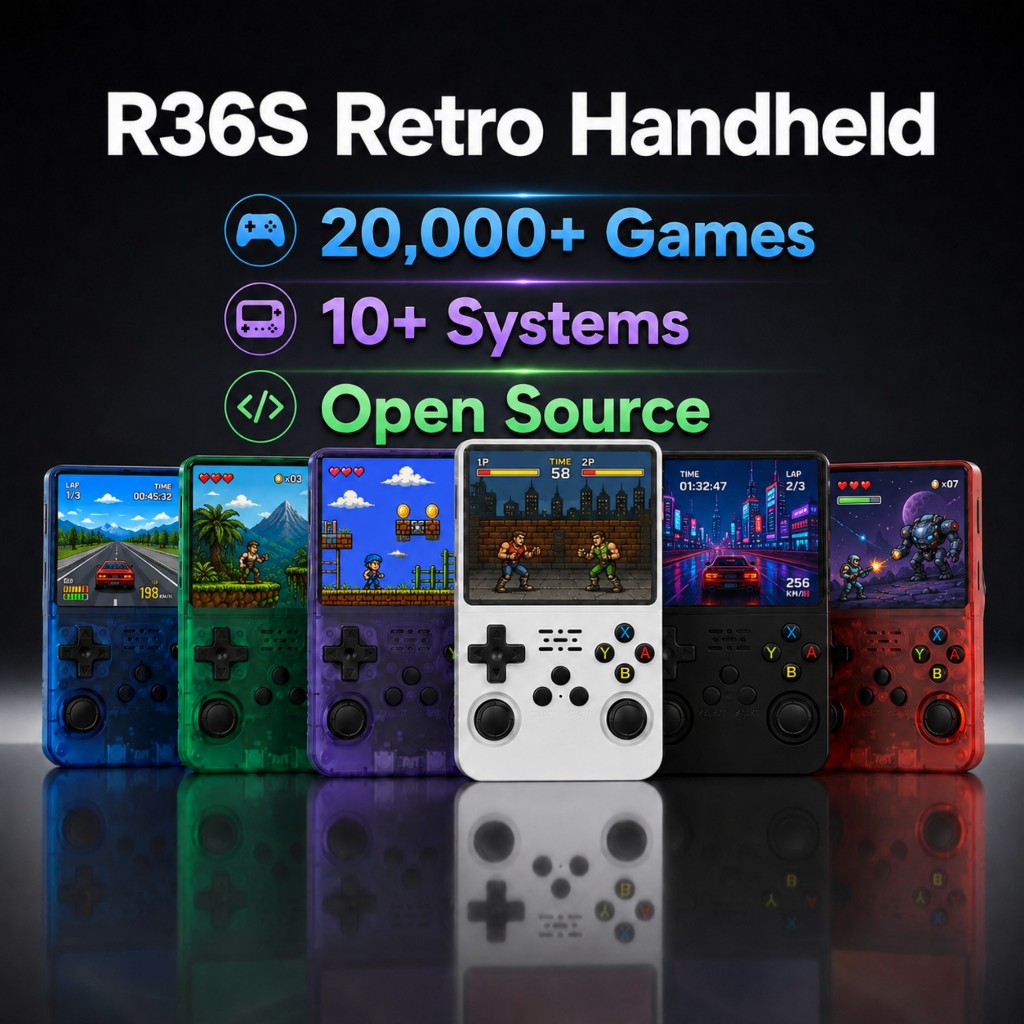 Console De Jogos Portátil 3.5 Polegada Tela IPS 128G Clássico Retro Consoles Arkos Sistema Bolso Jogador De Videogame