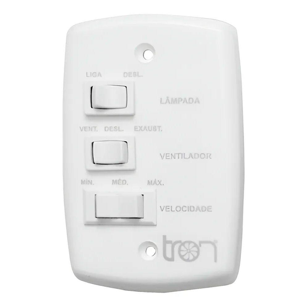 1 Dimer Chave Ligar Controle Parede Ventilador Teto Tron