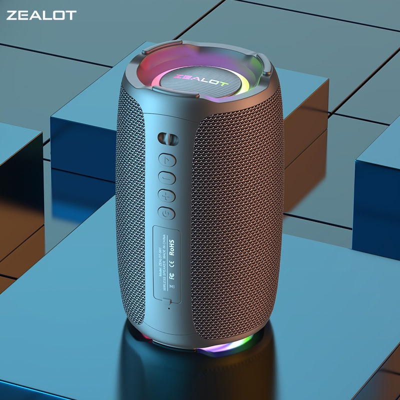 ZEALOT S61 Alto-falante Karaokê Portátil IPX4 PD45W QC18W Tipo-C Suporta Cartão TF para Festas Infantis