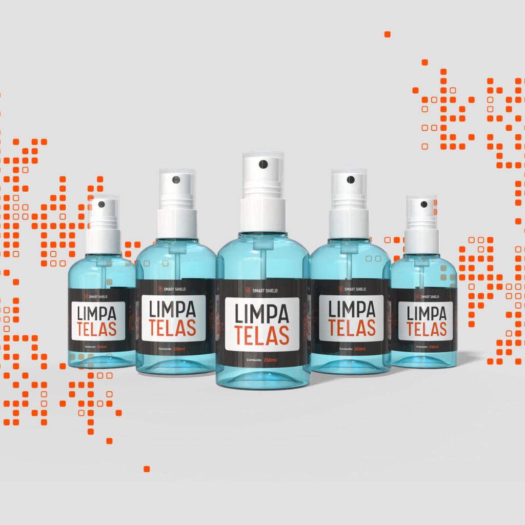 KIT Limpa Lentes / Telas Celular TV Tablet Notebook – 250ml