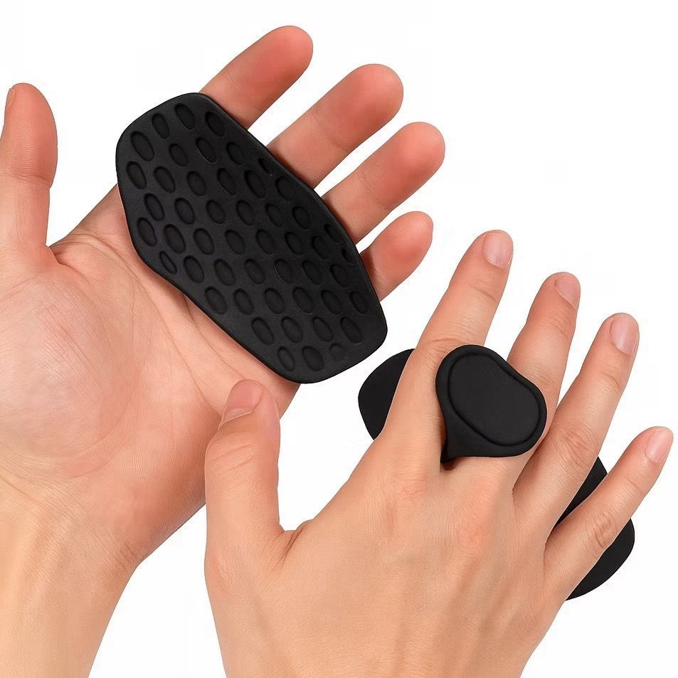 Luva Anti-Slip Silicone Antiderrapante Levantamento De Peso,  Musculação e Treino Ergonômico Ginastica Academia Fitness