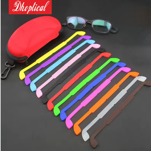 Cordão de silicone , anti slip. Para modelos mais largos em acetado. em silicone .1 unidade.